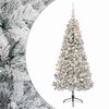 vidaXL Dirbtinė kalėdinė eglutė su rutuliuku 120 cm 150 LED