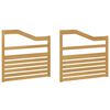 vidaXL Porankių modulis 2 pcs Balta 79 x 4 x 73 cm