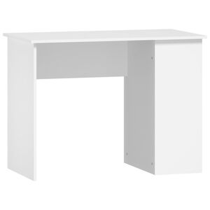 vidaXL Ra&scaron;omasis stalas, baltos spalvos, 100x55x75cm, apdirbta mediena