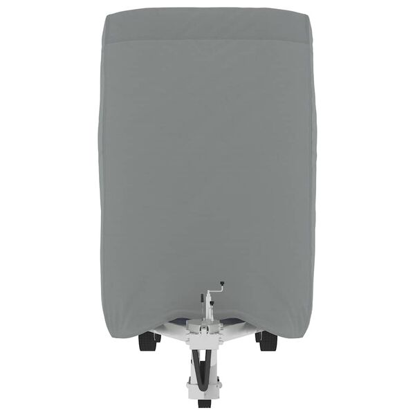 vidaXL Arklio priekabos dangtis, pilka, 396x178x250cm, audinys