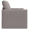 vidaXL Grindų sofa-lova, 2-1, taupe spalvos, 112x174x55cm, audinys