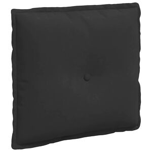 vidaXL Apsaugos Pagalvė Juoda 50 x 45 cm Mikropluo&scaron;to audinys
