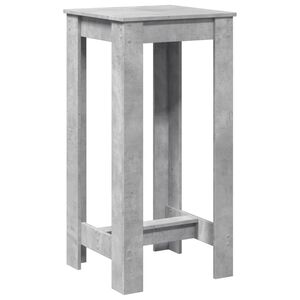 vidaXL Baro stalas, betono pilkas, 51x50x103,5cm, apdirbta mediena