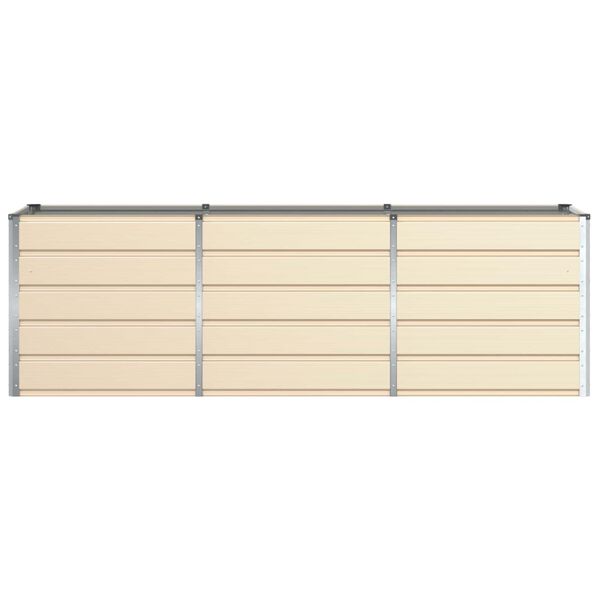 vidaXL Lovelis Ivory 240 x 80 x 75 cm Plienas