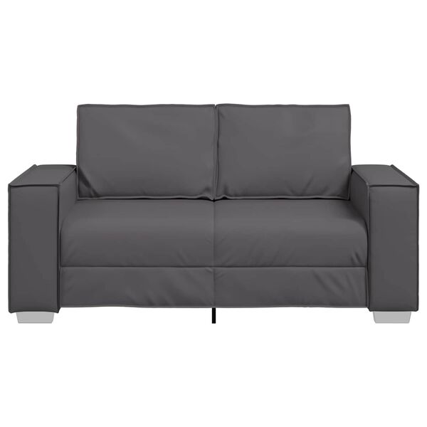 vidaXL Sofa 120cm Pilka audinys