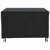 vidaXL Sodo baldų uždangalas, juodas, 225x143x90cm, atsparus vandeniui