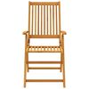 vidaXL Sodo valgomojo komplektas, 5 dalių, 85x85x74 cm, akacijos medienos masyvas
