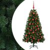 vidaXL Dirbtinė kalėdinė eglutė su žaisliuku 120 cm 150 LED