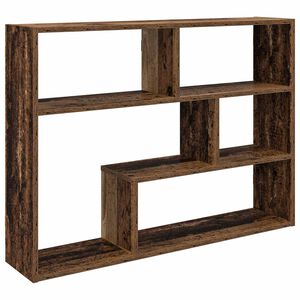 vidaXL Sieninė lentyna Sieninis Ruda 95 x 20 x 69,5 cm
