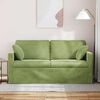 vidaXL Sofa &Scaron;viesiai žalia Bendri matmenys: 158 x 78 cm (P X G x A)