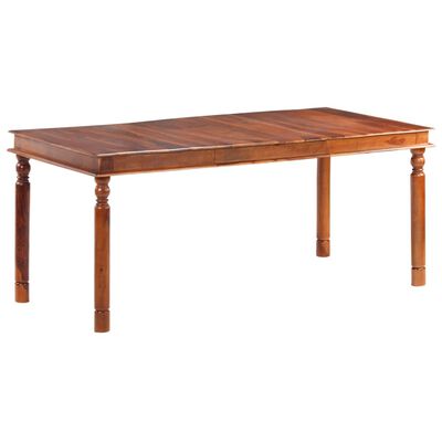 vidaXL Valgomojo stalas, 180x90x76 cm, dalbergijos medienos masyvas