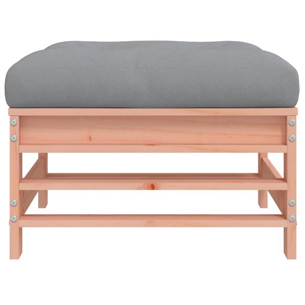 vidaXL Sodo pakoja su pagalvėle, douglas eglės medienos masyvas