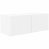 vidaXL TV sieninio kabineto komplektas 4 pcs Balta Apdirbta mediena