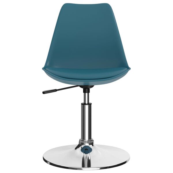 vidaXL Pasukamos valgomojo kėdės, 2vnt., turkio spalvos, dirbtinė oda