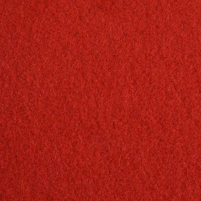 vidaXL Parodų kilimas, vientisas, 1x12 m, raudonas