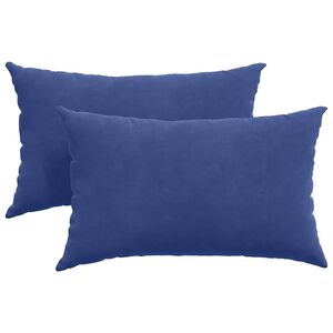 vidaXL Sofa Pagalvės 2 pcs Policijos mėlyna 50 x 30 cm