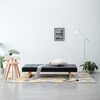 vidaXL Sofa-lova, dirbtinė oda, juoda