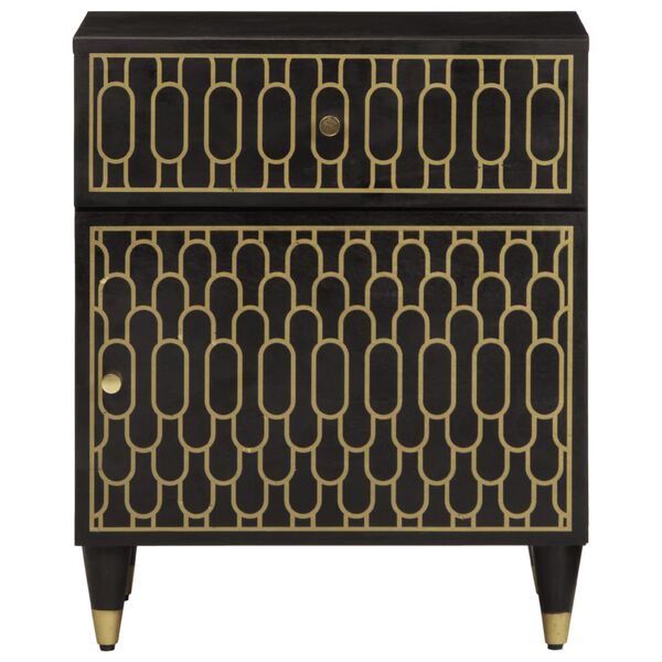 vidaXL Naktinė spintelė, 50x33x60cm, mango medienos masyvas