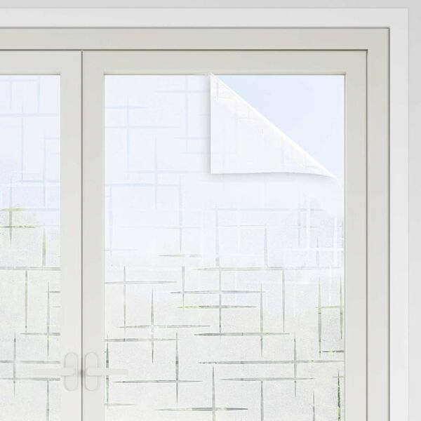 vidaXL Statinė langų plėvelė Žvaigždžių ra&scaron;tas 45 x 500 cm PVC