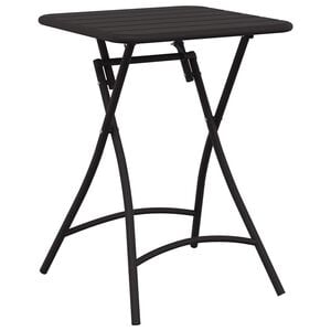 vidaXL Bistro stalas Antracitas 55 x 55 x 72,5 cm Miltelinis plienas
