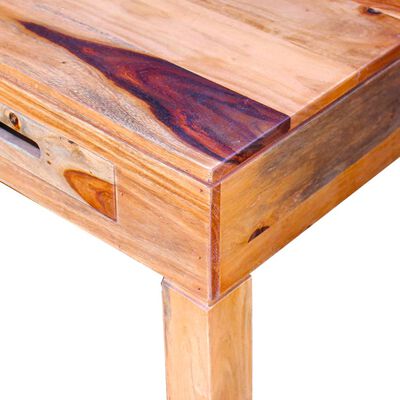vidaXL Kavos staliukas, masyvi rausvosios dalbergijos mediena