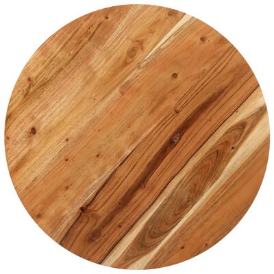 vidaXL Bistro staliukas, 70x75cm, akacijos medienos masyvas, apskritas