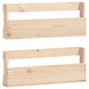 vidaXL Prie sienos montuojamos batų lentynos, 2vnt., 59x9x23cm, pu&scaron;is