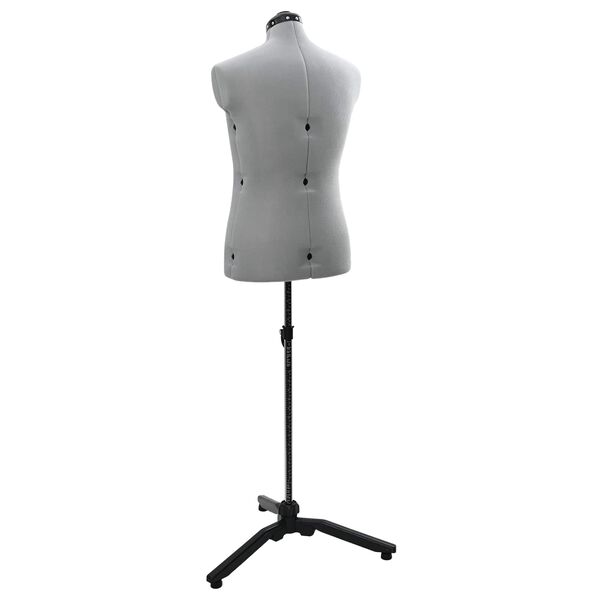 vidaXL Reguliuojama suknių forma moterims Pilka 37.5-45.5 colių