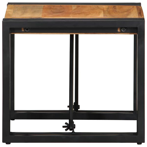 vidaXL Kavos staliukas 40x40x35 cm Akacijos masyvo