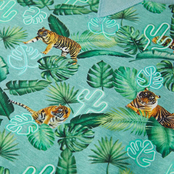 Vaiki&scaron;kas sportinis megztinis, žalios spalvos mi&scaron;inys, 104 dydžio