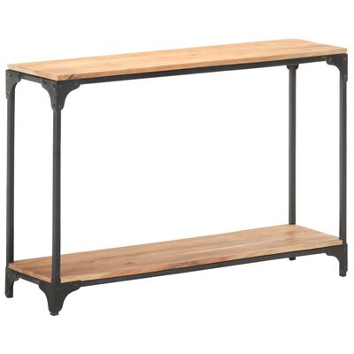 vidaXL Konsolinis staliukas, 110x30x75cm, akacijos medienos masyvas