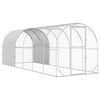 vidaXL Vi&scaron;tų būdas Sidabrinė 600 x 200 x 200 cm Galvanizuotas plienas