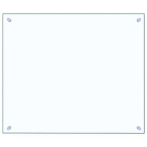 vidaXL Virtuvės sienelė, skaidri, 70x60 cm, grūdintas stiklas