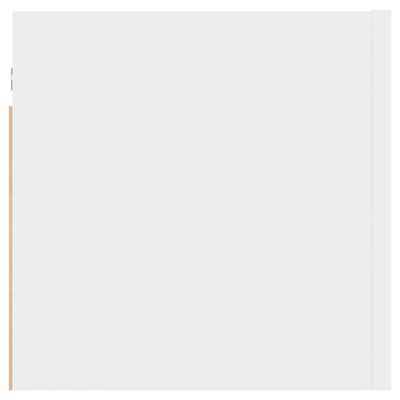 vidaXL Naktinė spintelė, baltos spalvos, 30,5x30x30cm, MDP