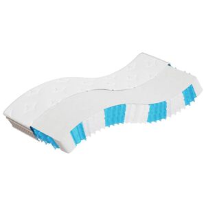 vidaXL Ki&scaron;eninių spyruoklių čiužinys, 90x200cm, vidutinis