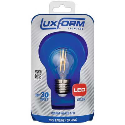 Luxform 4 LED lempučių rinkinys, E27, 230V, 2700 K