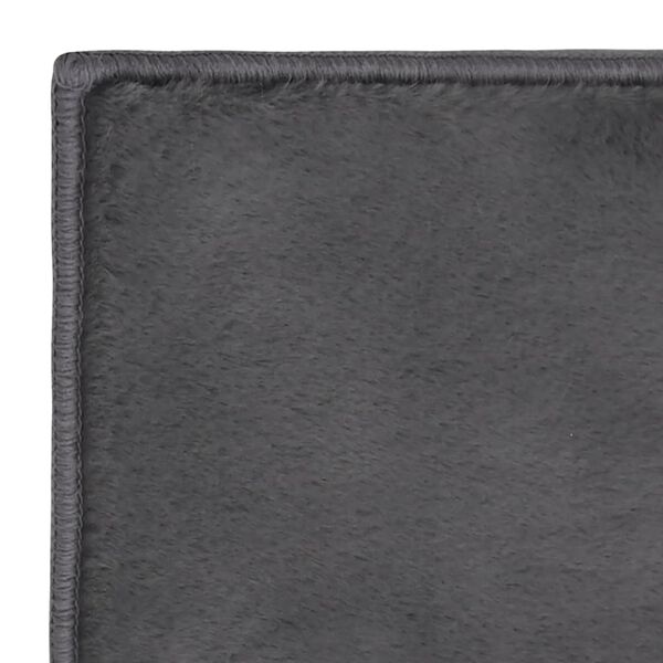 vidaXL Kilimas, antracito spalvos, 180x270cm, dirbtinis triu&scaron;io kailis