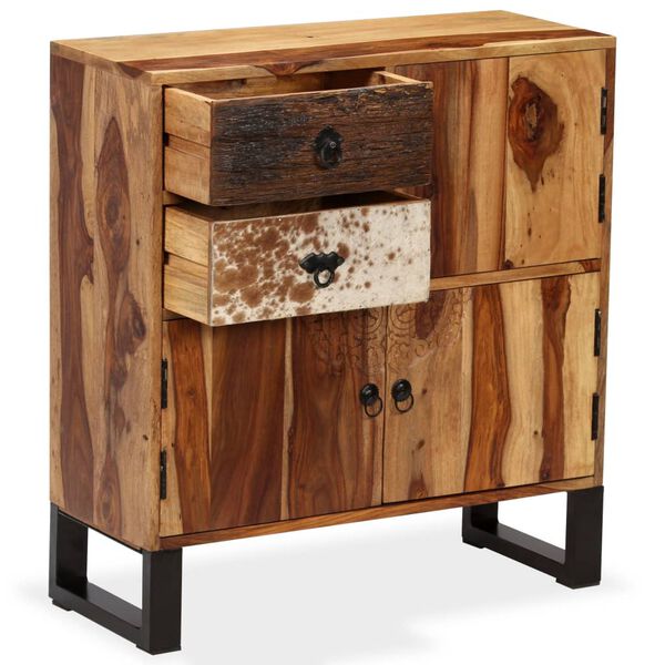 vidaXL Spintelė, masyvi rausvosios dalbergijos mediena, 70x30x80cm