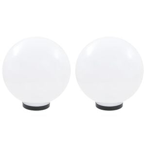 vidaXL LED lempos, rutulio formos, 2vnt., sferinės, 30cm, PMMA