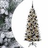 vidaXL Dirbtinė kalėdinė eglutė su rutuliuku 150 cm 150 LED