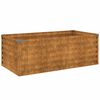 vidaXL Pakelta sodo lysvė, 100x50x36 cm, Corten plienas