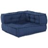 vidaXL Modulinė sofa 3 pcs Indigo audinys