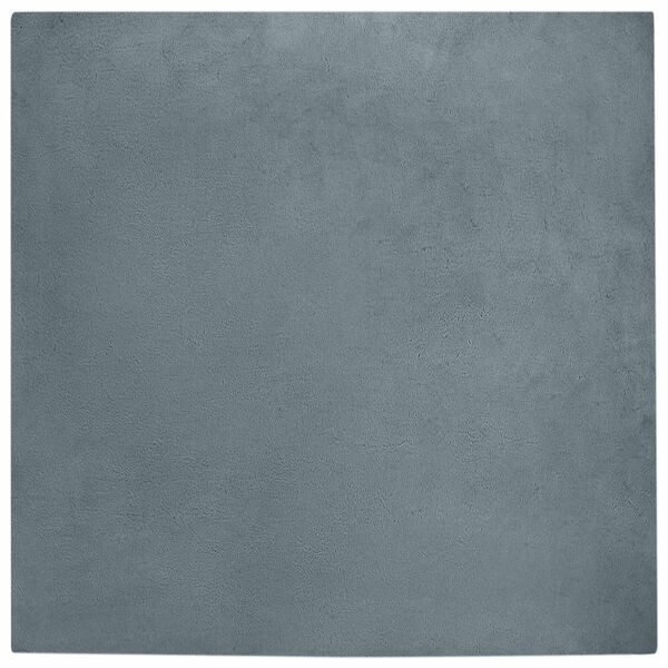 vidaXL Dirbtinio triu&scaron;io kailio kilimas Olite Antracitas 160 x 160 cm