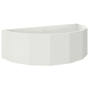 vidaXL Lovelis Balta 120 x 60 x 35 cm Plienas