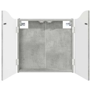 vidaXL Dartboard spinta Betono pilka 56 x 12 x 63 cm Apdirbta mediena