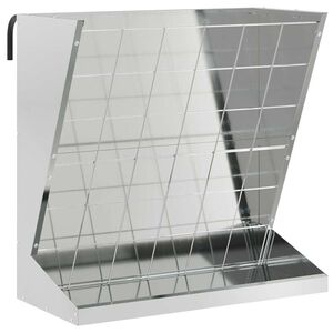 vidaXL &Scaron;ieno &scaron;ėriklas Sidabrinė 71 x 33 x 70 cm 5 kg