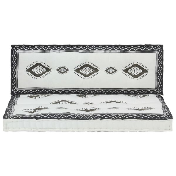 vidaXL Sodo pagalvėlių paletėms rinkinys, 2vnt., su ra&scaron;tais