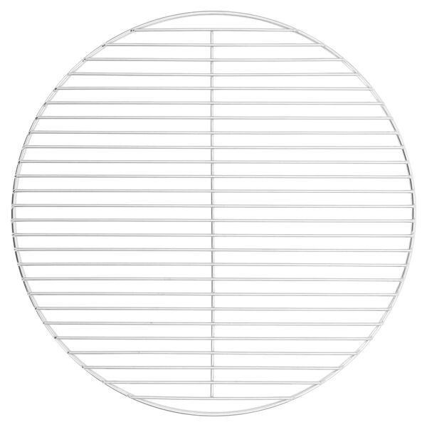 vidaXL BBQ grotelės, skersmuo 50cm, nerūdijantis plienas, apvalios