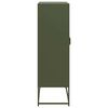vidaXL Highboard Olive Green 68x39x123 cm Plienas
