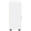 vidaXL Kabalas FLORIN Balta 88,5 x 30,5 x 73 cm Apdirbta mediena